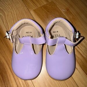 Monkey Feet Lavender Dress Shoes for Kids